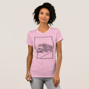 Camiseta T-Shirt De Caminhão Grande