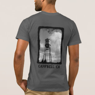 Camiseta T-Shirt de Campbell CA Water Tower