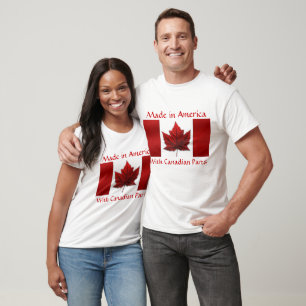 Camiseta T-shirt de Canadá & camisola encapuçado da