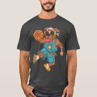 Camiseta T-Shirt de cão de basquete