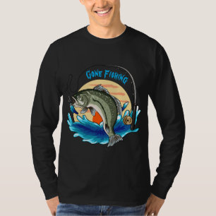 Camiseta T-Shirt De Capa Longa Saiu Das Redes De Pesca