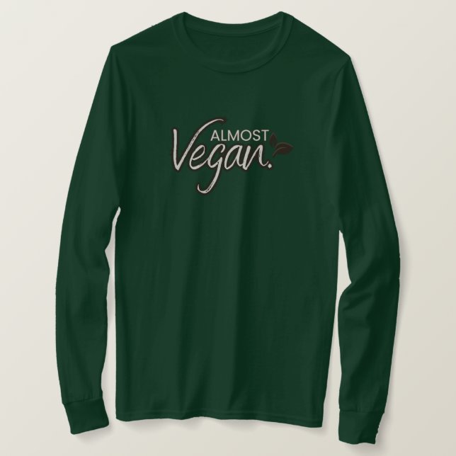 Camiseta T-Shirt de Capa Quase Vegan Longa (Frente do Design)