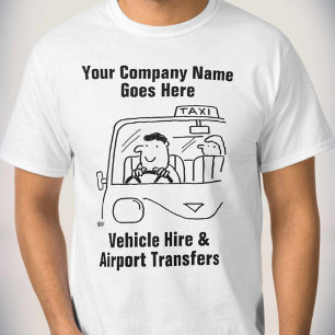 Camiseta T-Shirt de Caricatura de Serviços de Aluguer e T