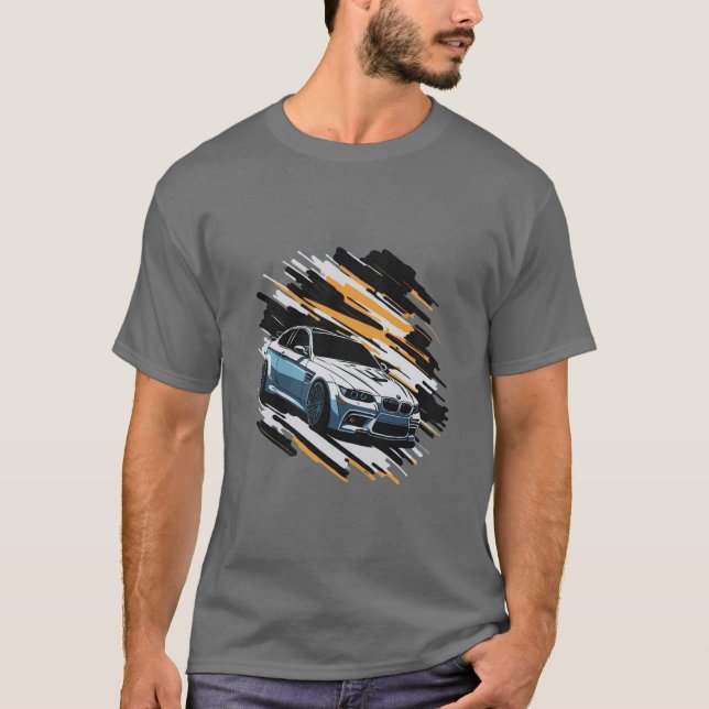 Camiseta T-Shirt De Carro Esportivo Alemão (Frente)