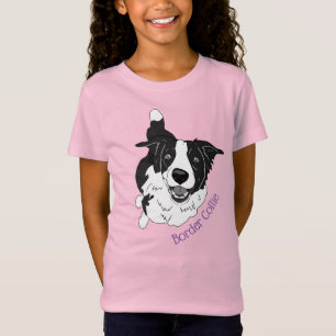 Camiseta T-Shirt de Cartoon Coca-Collie-Fronteira