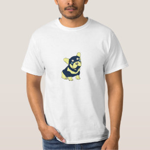 Camiseta T-Shirt de Cartoon de Cãozinho-De-Capoeira Francês