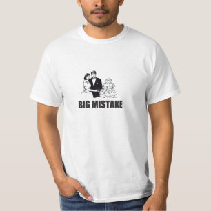 Camiseta T-Shirt de Casamento de Grande Erro