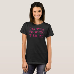 Camiseta T-Shirt de Casamento Personalizado