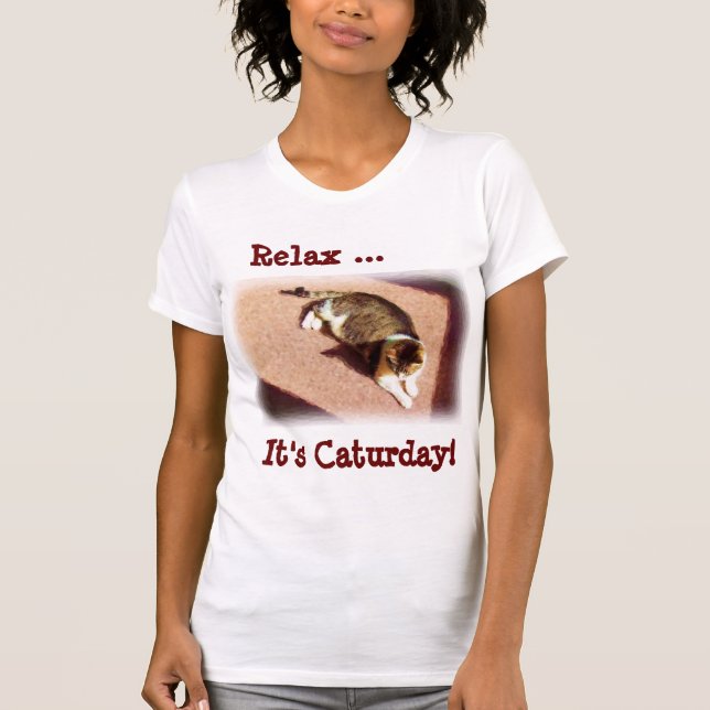 Camiseta T-shirt de Caturday (Frente)