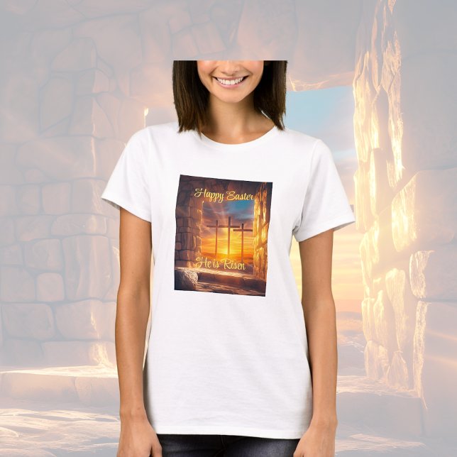 Camiseta T-Shirt de Celebração de Ressurreição da páscoa (Criador carregado)