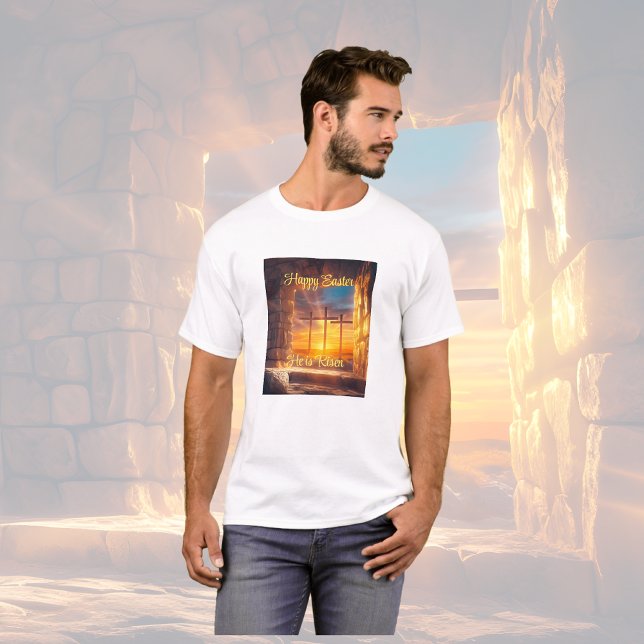 Camiseta T-Shirt de Celebração de Ressurreição da páscoa (Criador carregado)