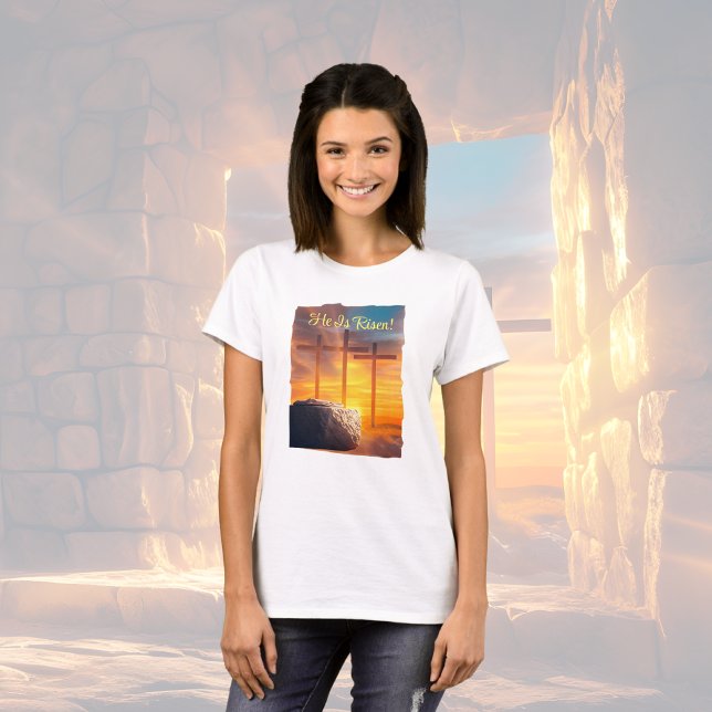 Camiseta T-Shirt de Celebração de Ressurreição da páscoa (Criador carregado)