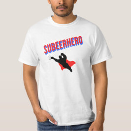 Camiseta T-Shirt de Cerveja Engraçado, Super Herói