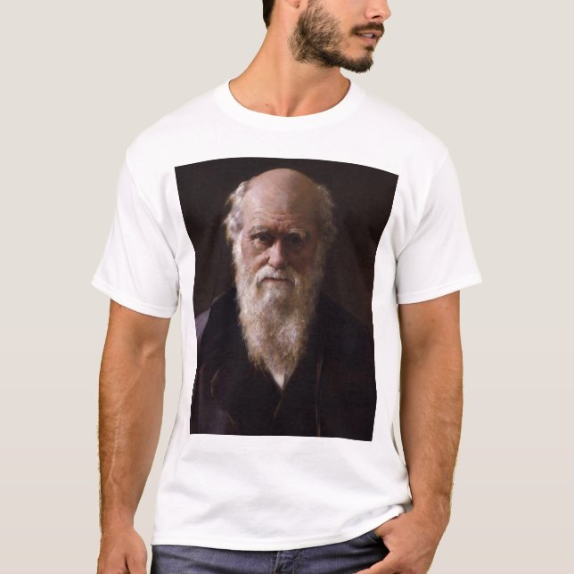 Camiseta T-shirt de Charles Darwin (Frente)