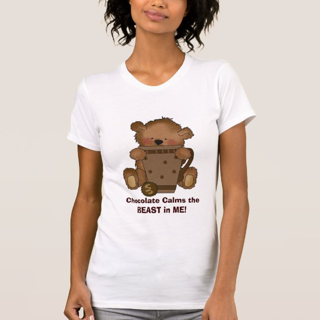 Camiseta t-shirt de chocolate (Frente)