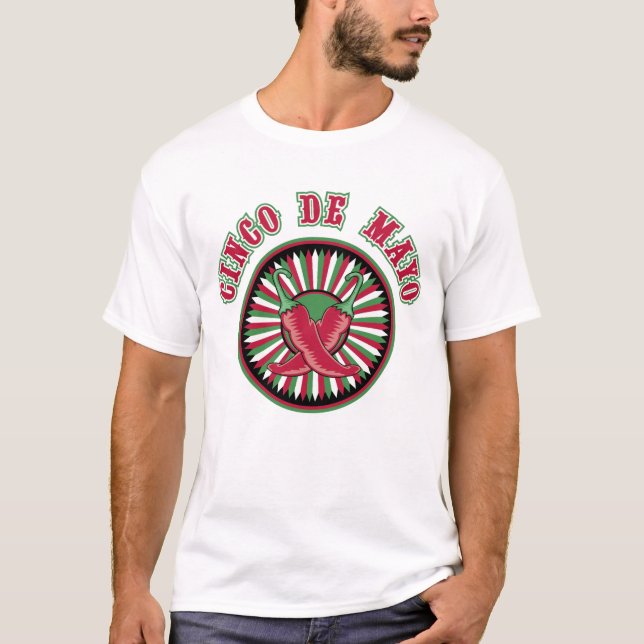 Camiseta T-shirt de Cinco de Mayo (Frente)