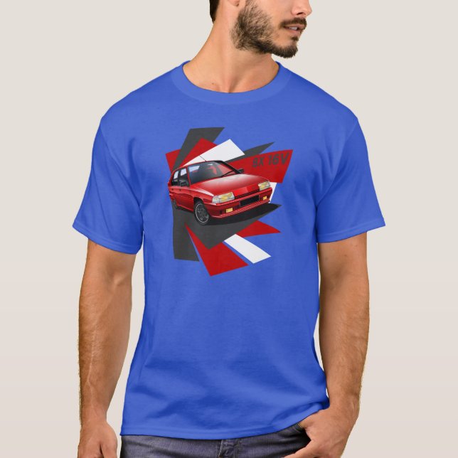 Camiseta T-shirt de Citroen BX 16V (Frente)