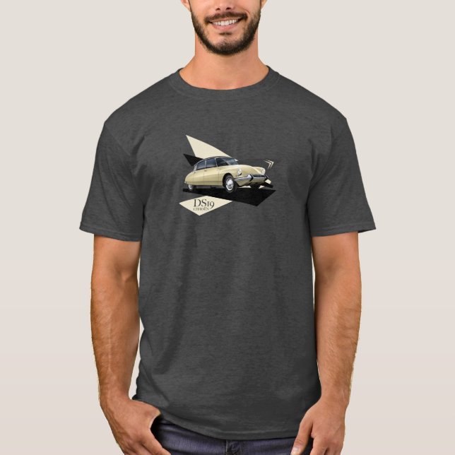 Camiseta T-shirt de Citroen DS19 (Frente)