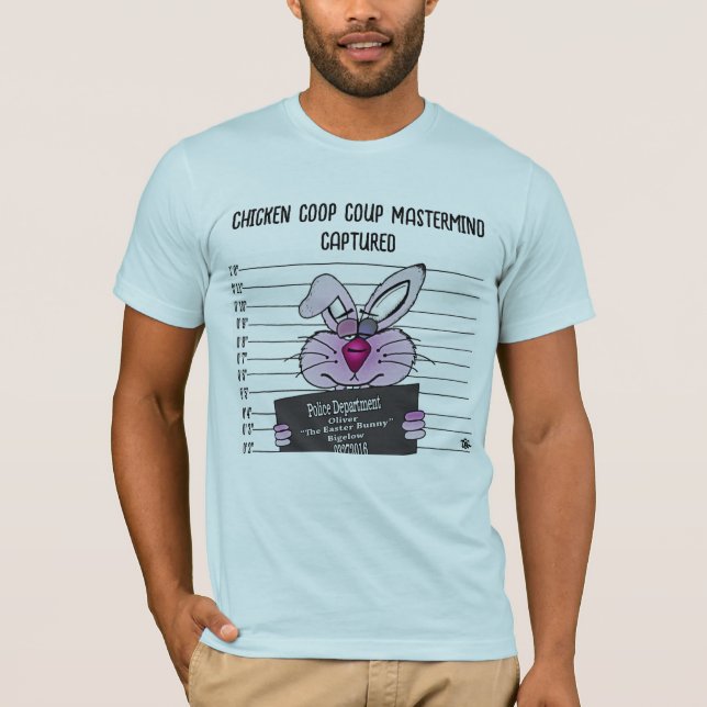 Camiseta T-Shirt de Coelhinho de Páscoa (Frente)