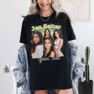 Camiseta T-Shirt de Colagem de Fotografias Personalizada ✨
