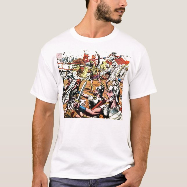 CAMISETA T-SHIRT DE COMBATE DOS ROMANOS (Frente)
