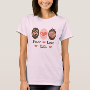 Camiseta T-shirt de confecção de malhas da malha do amor 