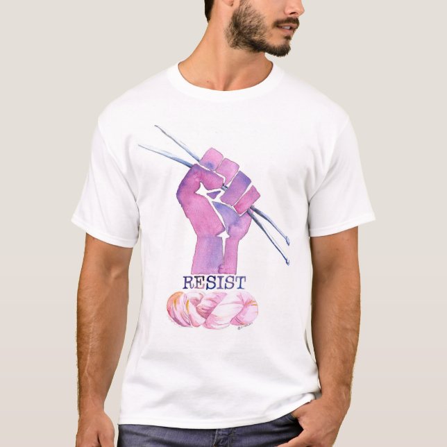 Camiseta T-shirt de confecção de malhas do poder dos homens (Frente)