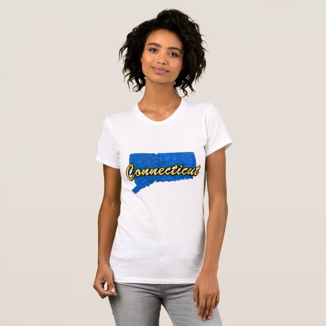 Camiseta T-Shirt de Connecticut (Frente Completa)