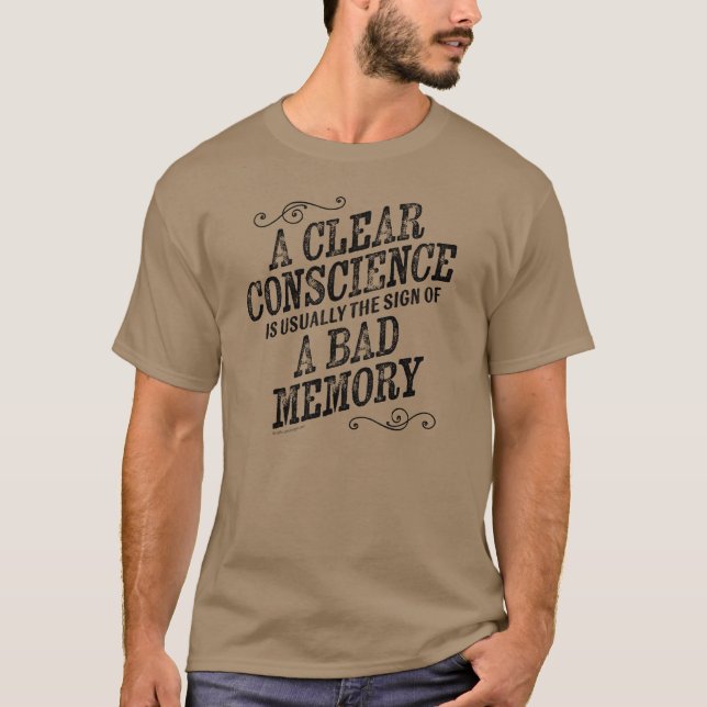 Camiseta T-Shirt de Consciência Clara (Frente)