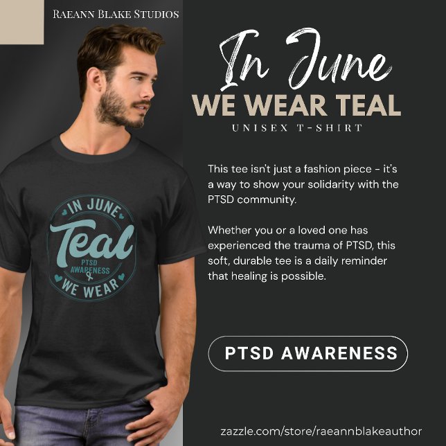 Camiseta T-Shirt de Consciência PTSD (Criador carregado)