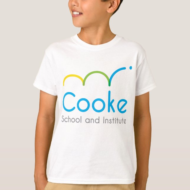 Camiseta T-shirt de Cooke dos MIÚDOS, branco (Frente)