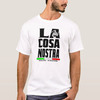 Camiseta T-shirt de COSA NOSTRA do LA (NOSSA COISA)
