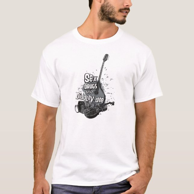 Camiseta T-shirt de Craic - irlandês Bouzouki (Frente)