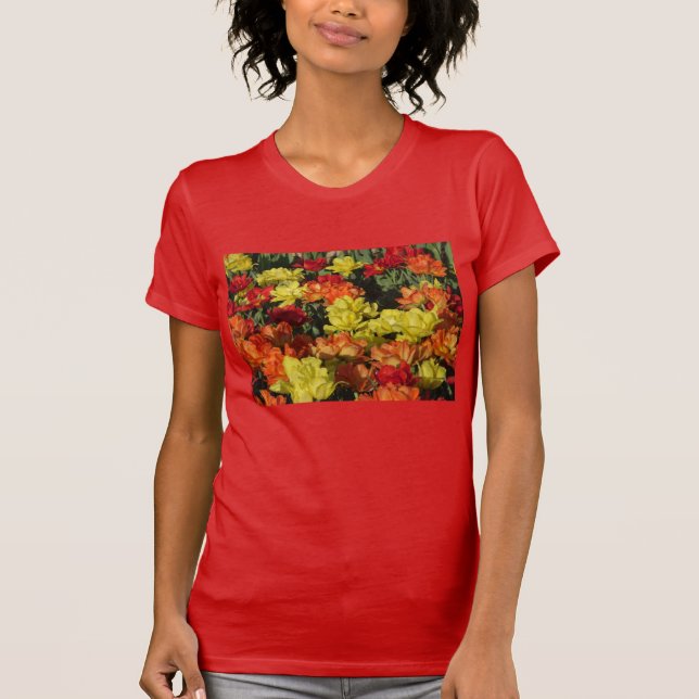 Camiseta T-Shirt de craveiro (vermelho) (Frente)