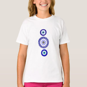 Camiseta T-Shirt De Crianças De Proteção Ocular Azul