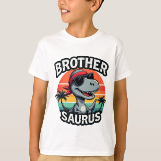 Camiseta T-Shirt de crianças divertidas com Dino Design