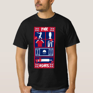 Camiseta T-Shirt de Críquete de Teste Inglês