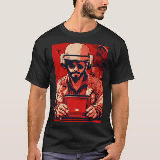 Camiseta T-Shirt de Crônicas de Jogos Retro Quest