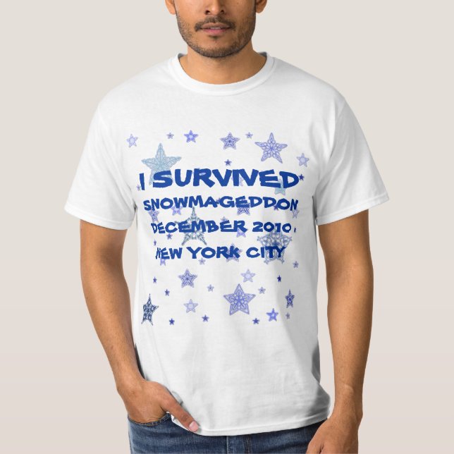 CAMISETA T-SHIRT DE CUSTOMIZEABLE SNOWMAGEDDON (Frente)
