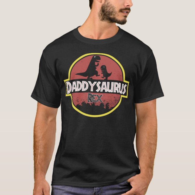 Camiseta T-shirt de Daddysaurus Rex (Frente)