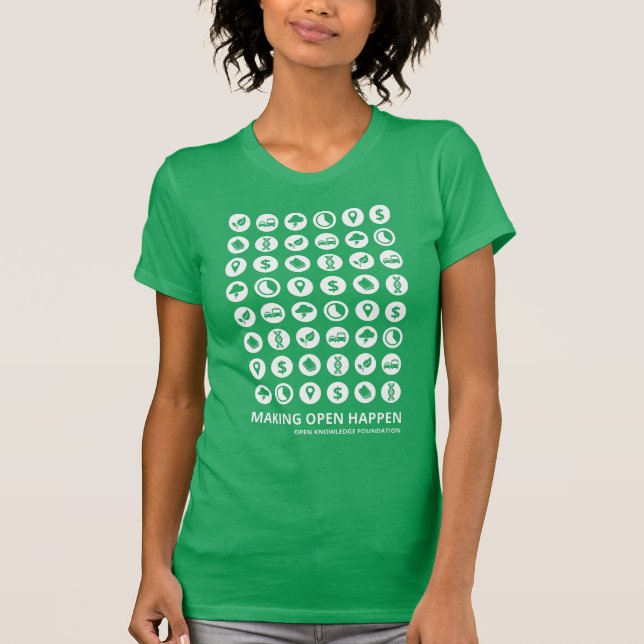 Camiseta T-shirt de Datatypes (mulheres) (Frente)