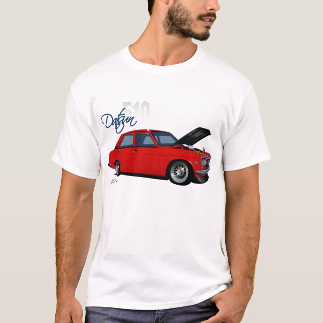 Camiseta T-shirt de Datsun 510 (Frente)