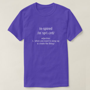 Camiseta T-Shirt De Definição Engraçada Inspirada