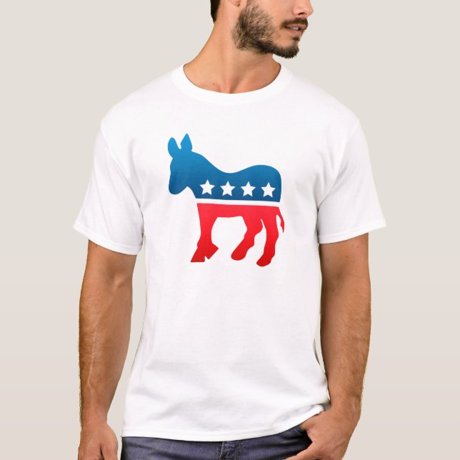 Camiseta T-shirt de Democrata (Frente)