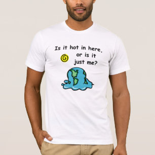 Camiseta T-shirt de derretimento do planeta