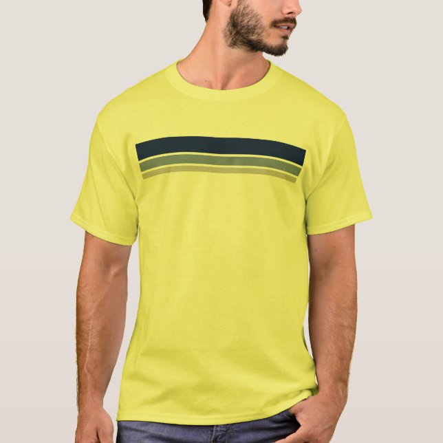 Camiseta T-Shirt de Designer Strike Amarelo (Frente)