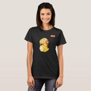 Camiseta T-shirt de Dino dos auriculares de VIPKID