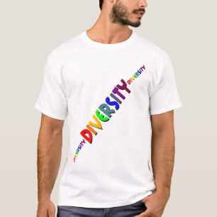 Camiseta T-Shirt de diversidade tripla