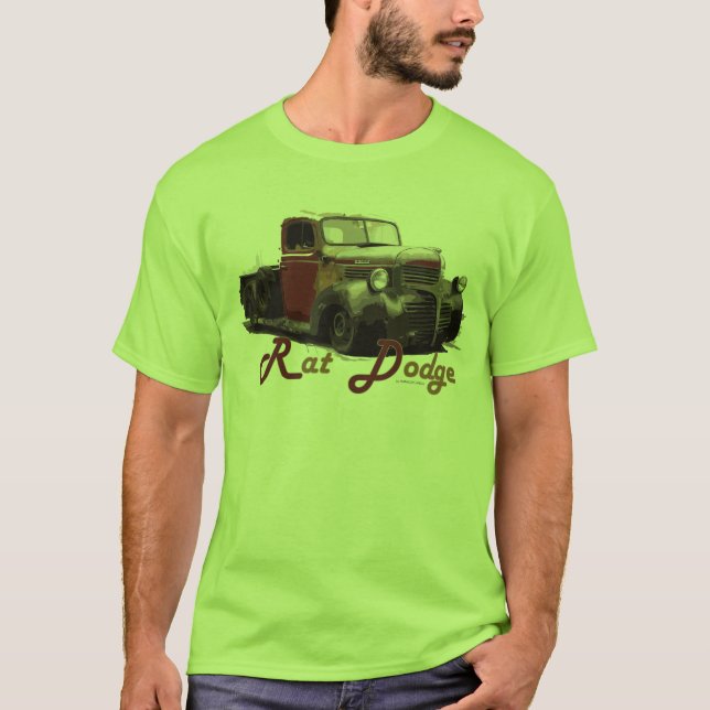 Camiseta T-shirt de DODGE do RATO (Frente)