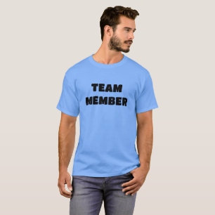 Camiseta T-Shirt de Dois Lados do MEMBRO DA EQUIPE